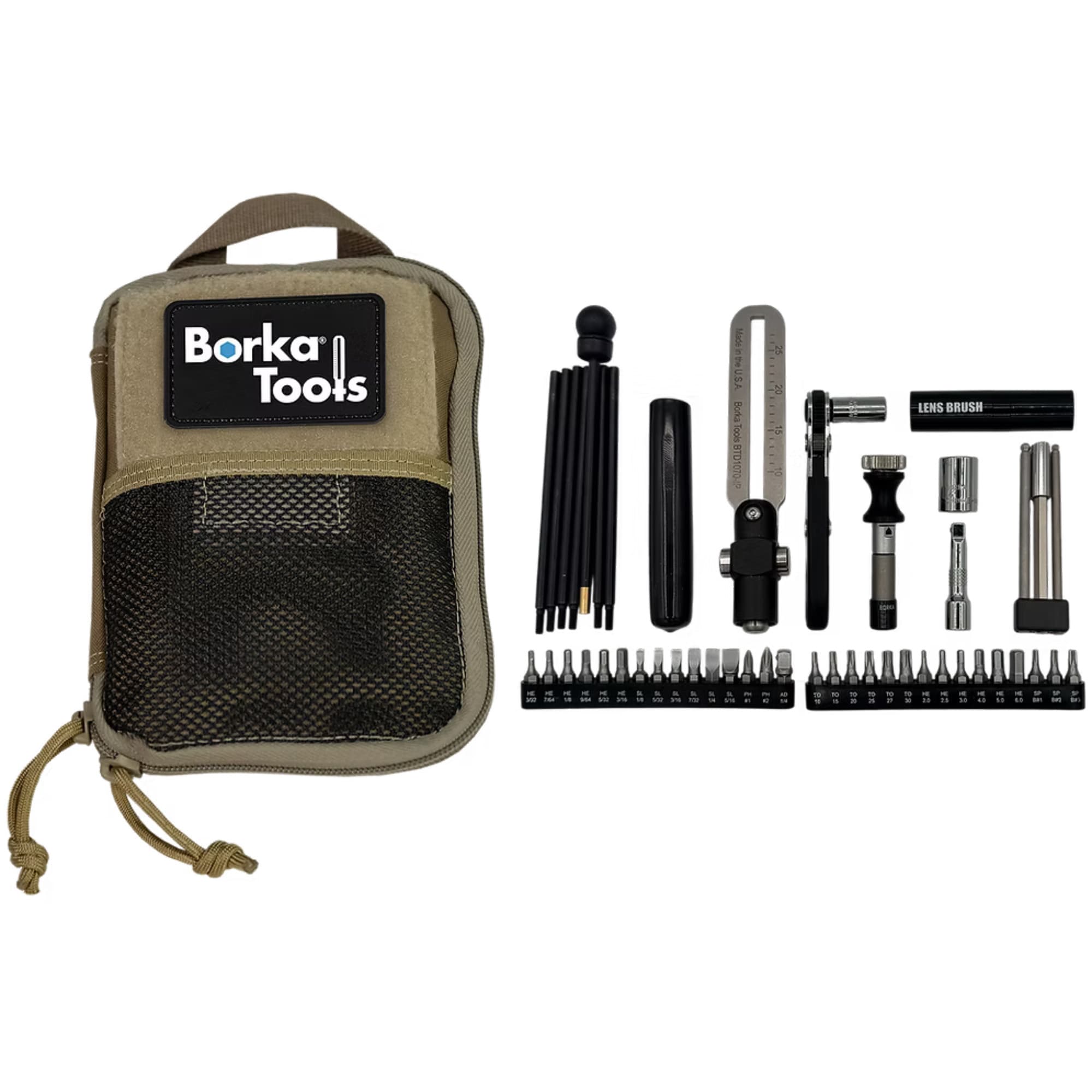Borka BTK-E5 Adjustable Torque Driver Gunsmithing Tool Kit w/ 29 Bits & ECR