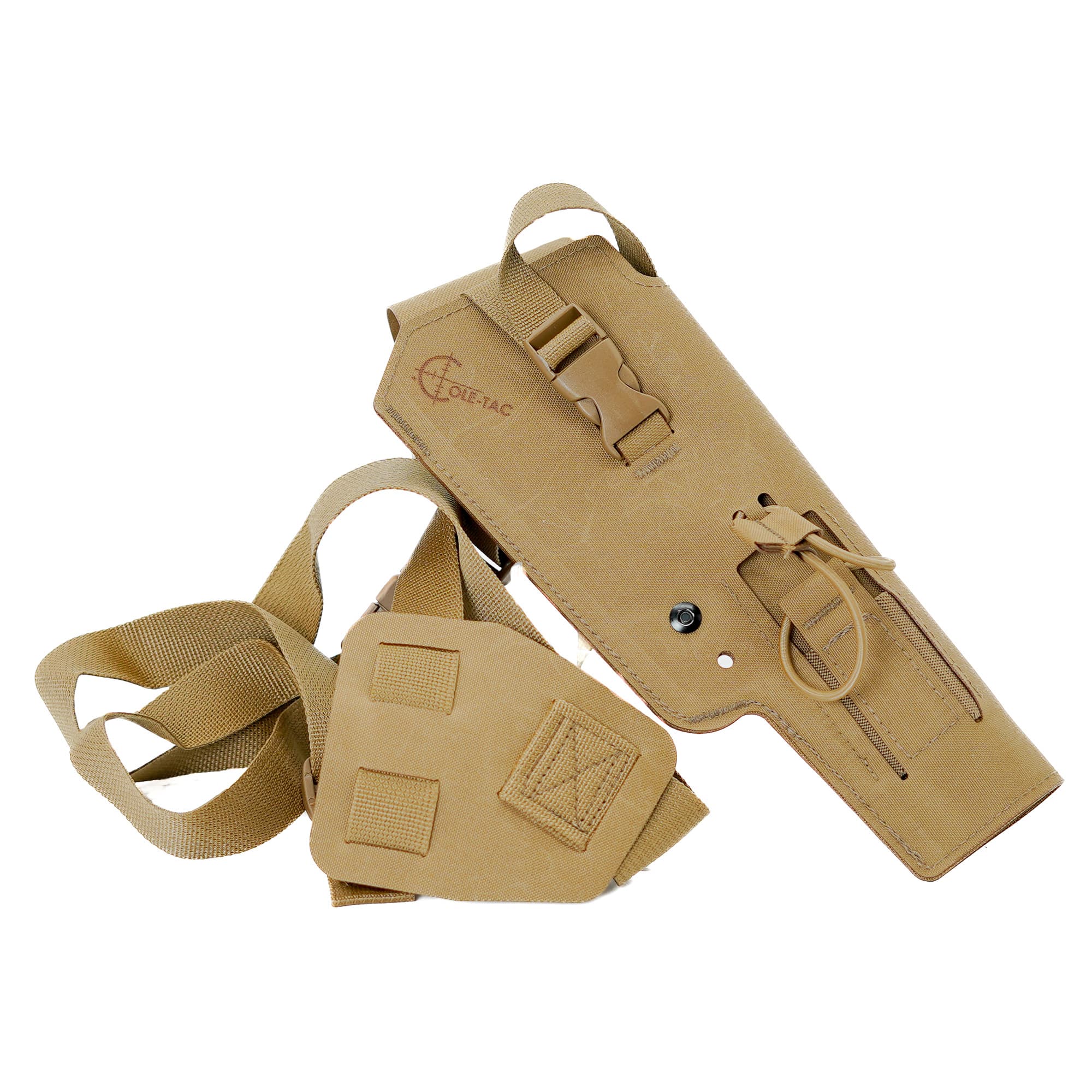 Cole-TAC Varmint Wrangler .22 Pistol Chest Holster VW112 Coyote Brown WML