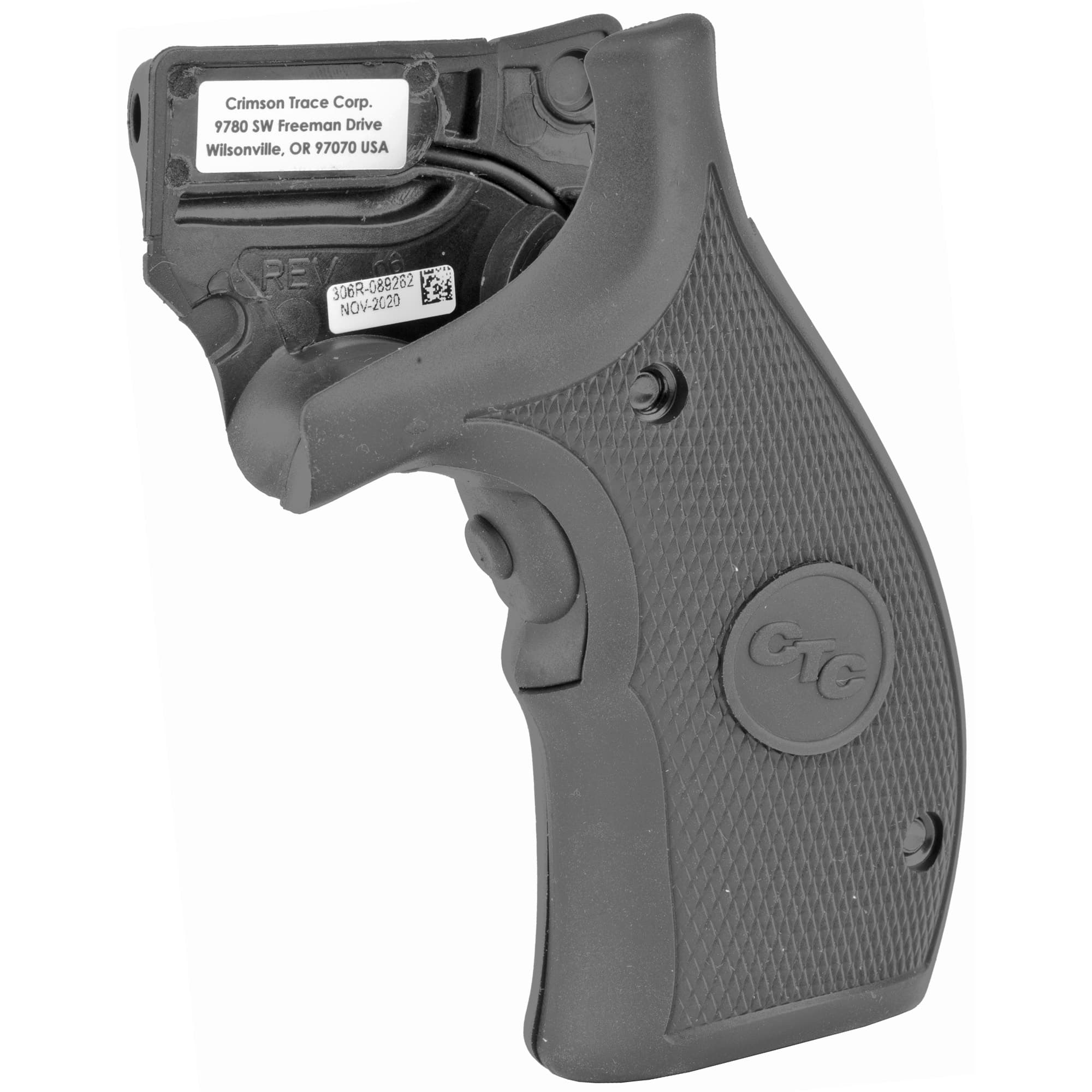 Crimson Trace Lasergrips LG-306 01-1180 S&W K/L Round Butt Red Laser