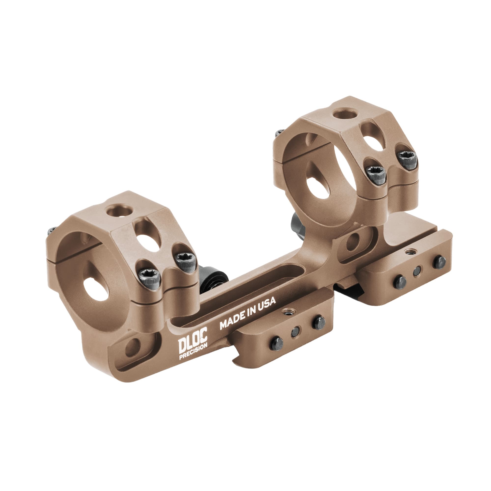 DLOC Precision 34mm Cantilever Scope Mount DLOC-C134-1630-T 1.63in Tan