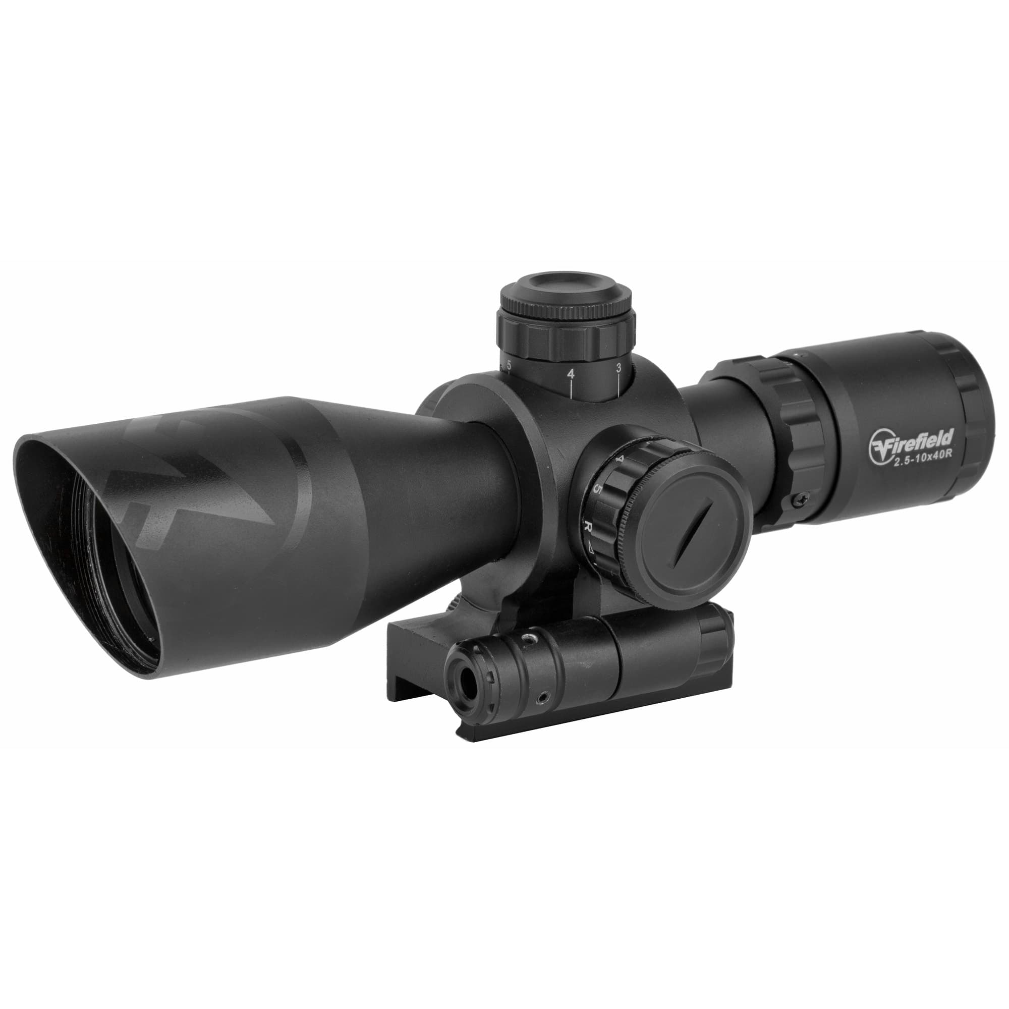 Firefield Barrage 2.5-10x40 Riflescope FF13065 with Red Laser