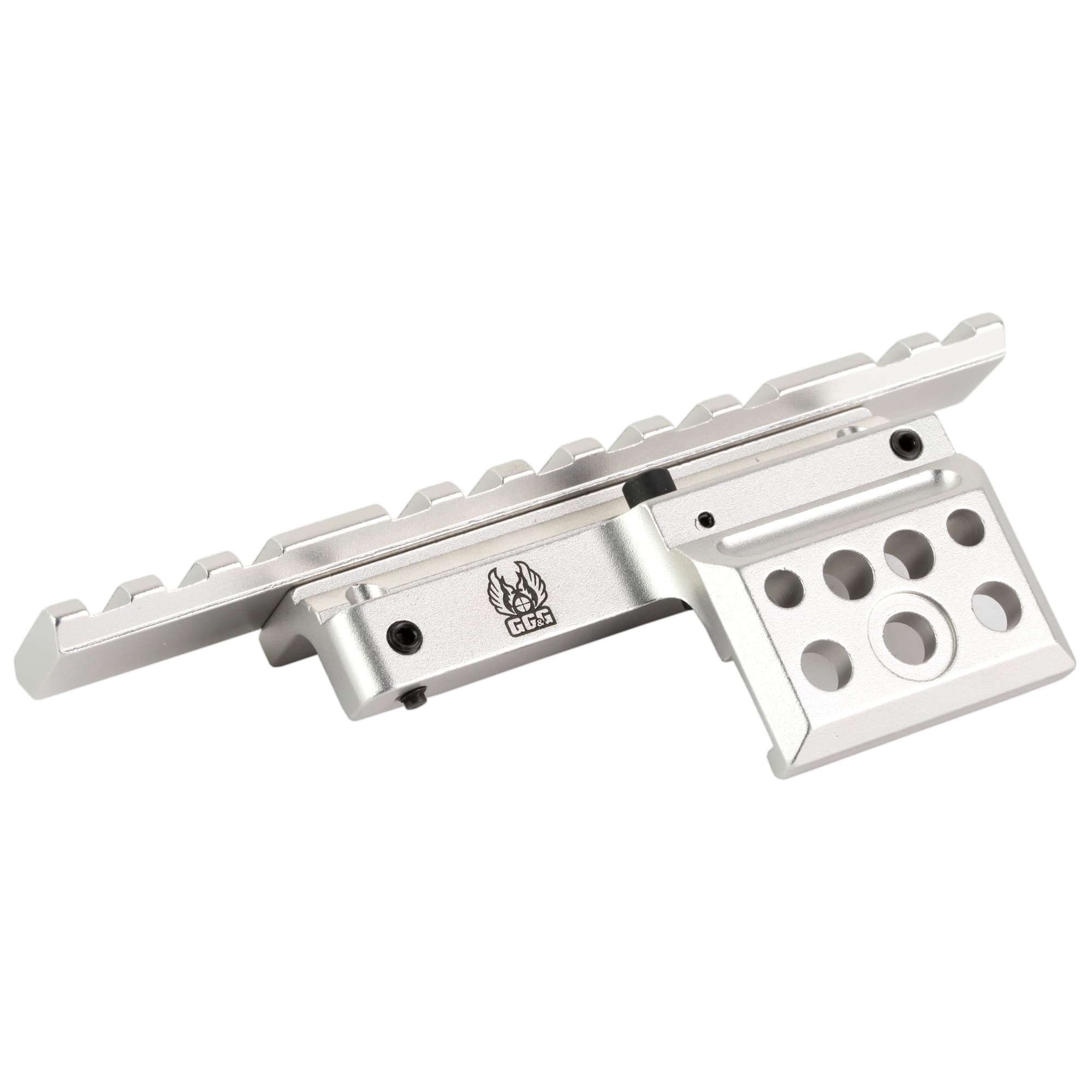 GG&G Ruger Mini-14 Side Scope Mount GGG-1519BD Silver Anodized Aluminum
