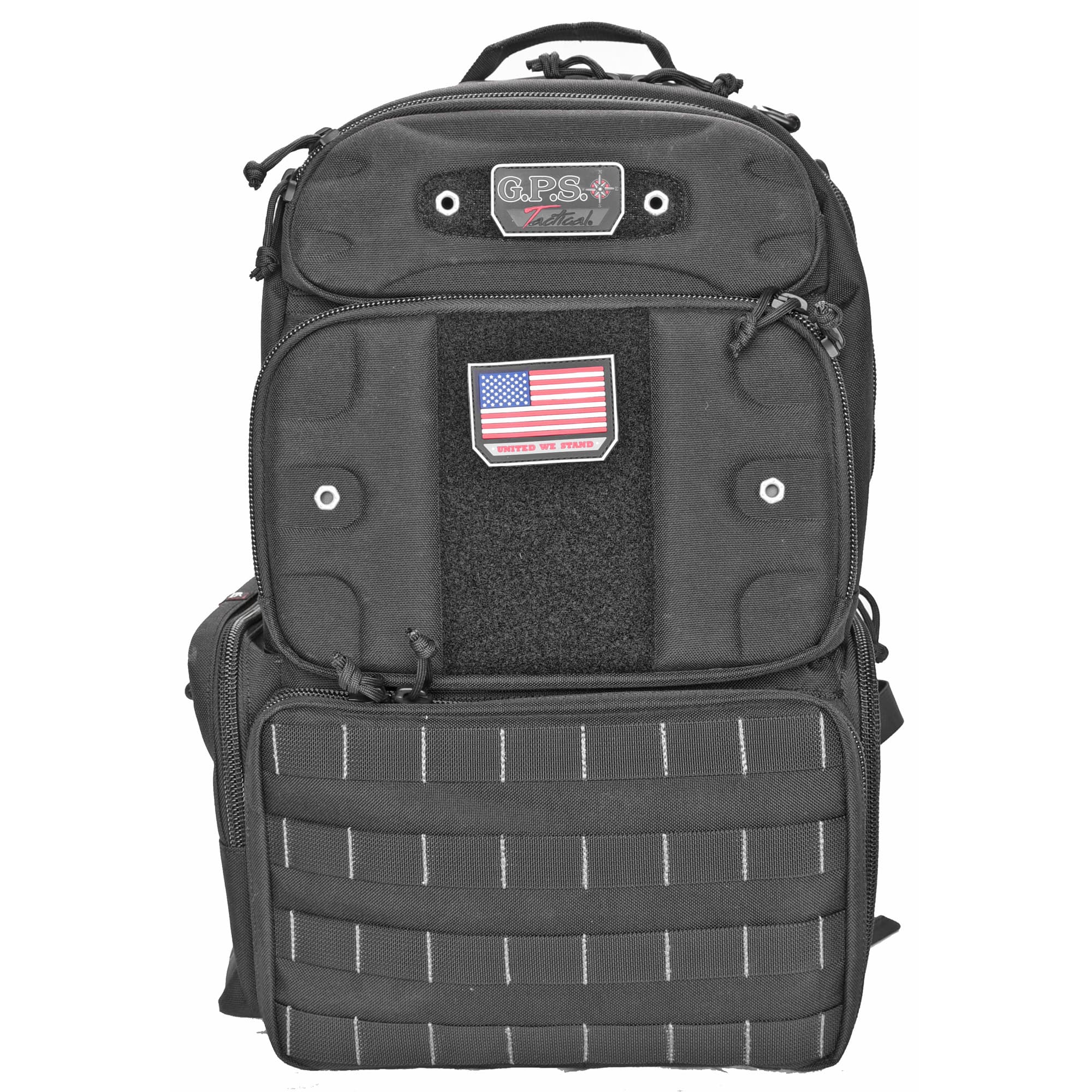 GPS Tactical Range Backpack Tall GPS-T1913BPB Holds 4 Handguns