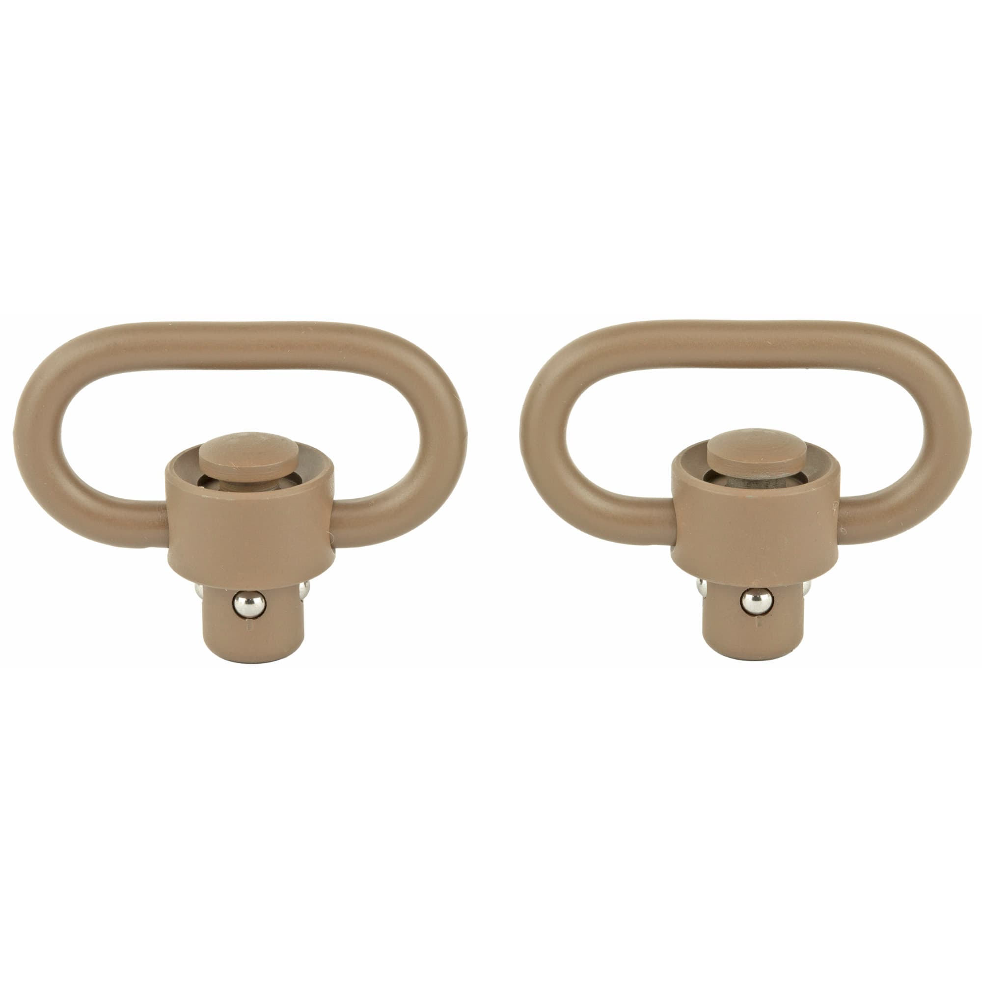 GrovTec Heavy Duty Push Button Swivels FDE GTSW253 Set of 2