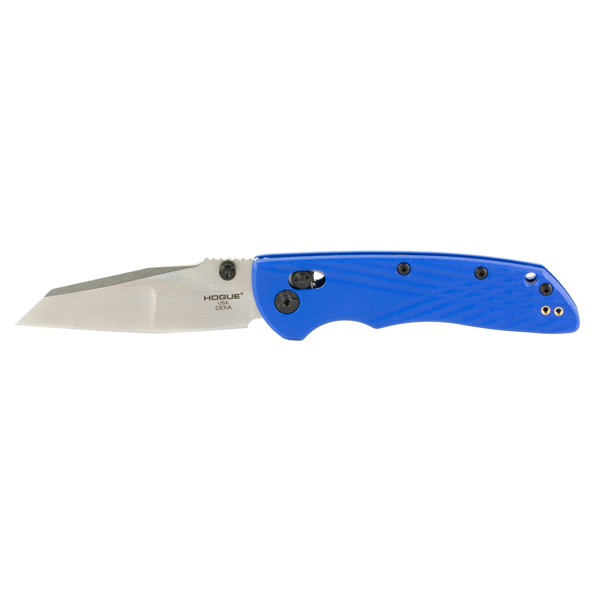 Hogue Deka Manual Pocket Knife 24363 3.25in MagnaCut Wharncliffe Blue