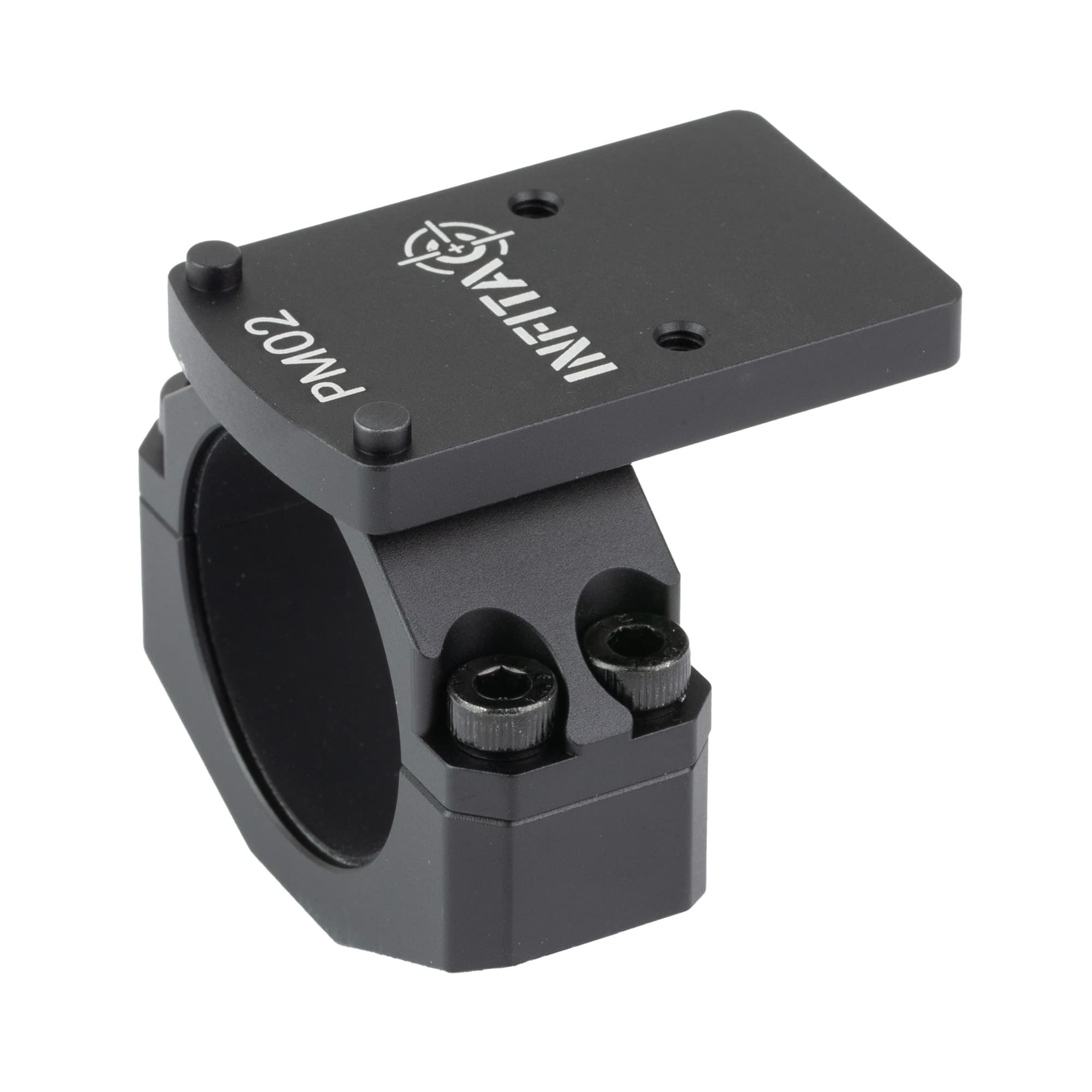 INFITAC 30mm Ring Mount PM02 RMR Footprint Adapter Black AL7075-T6