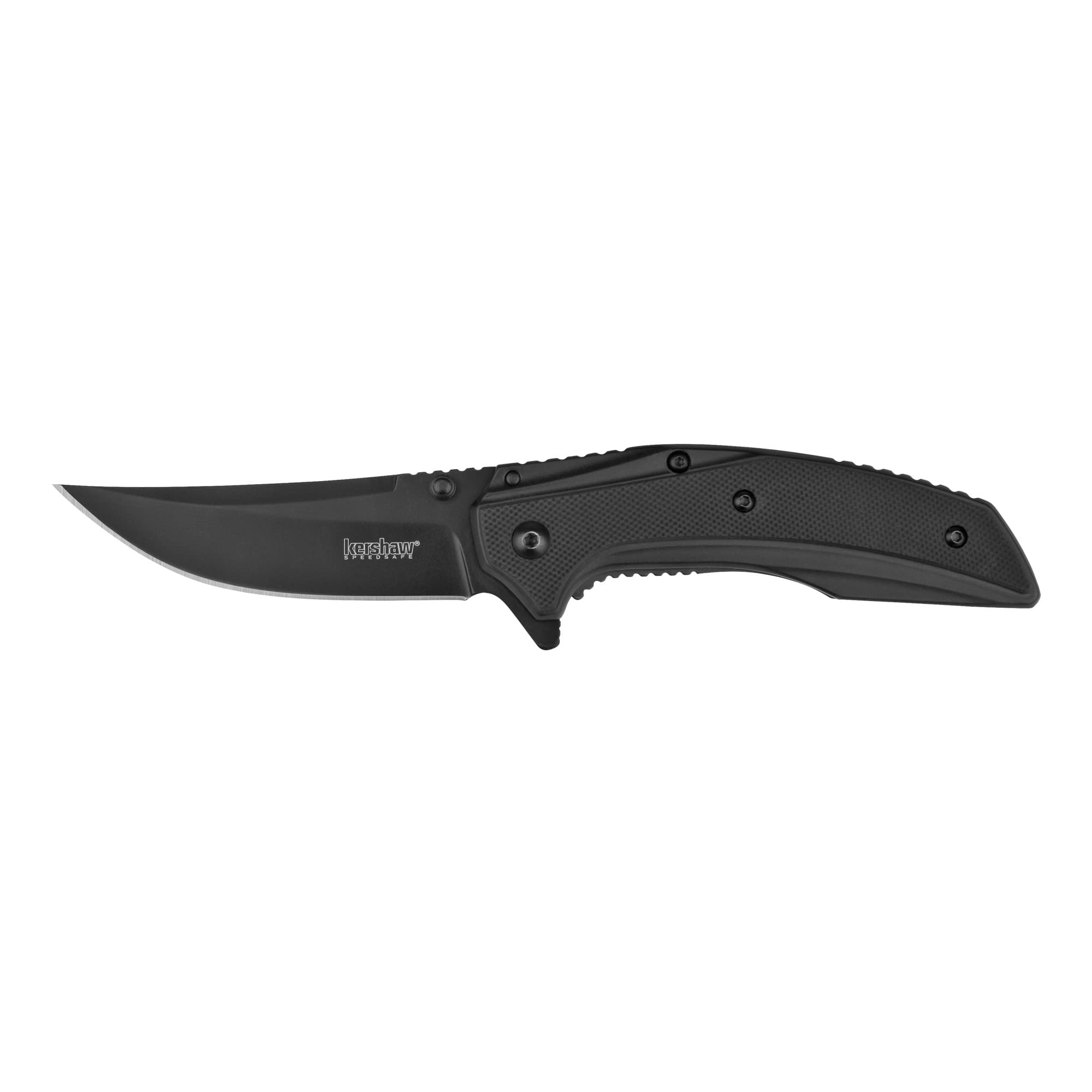 Kershaw Outright Black Assisted Opening Folding Knife 8320BLK 8Cr13MoV