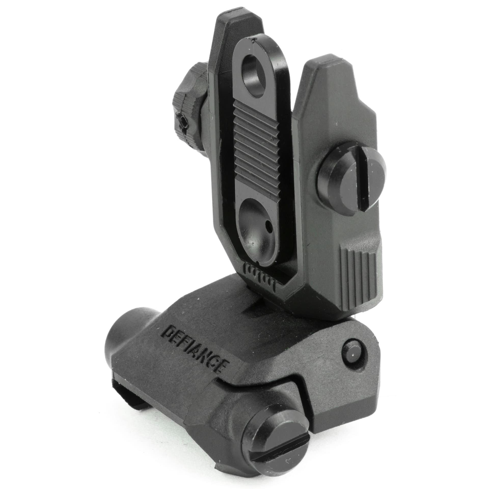 KRISS USA Low Profile Rear Flip Sight DA-PRSBL00 Polymer Black Picatinny