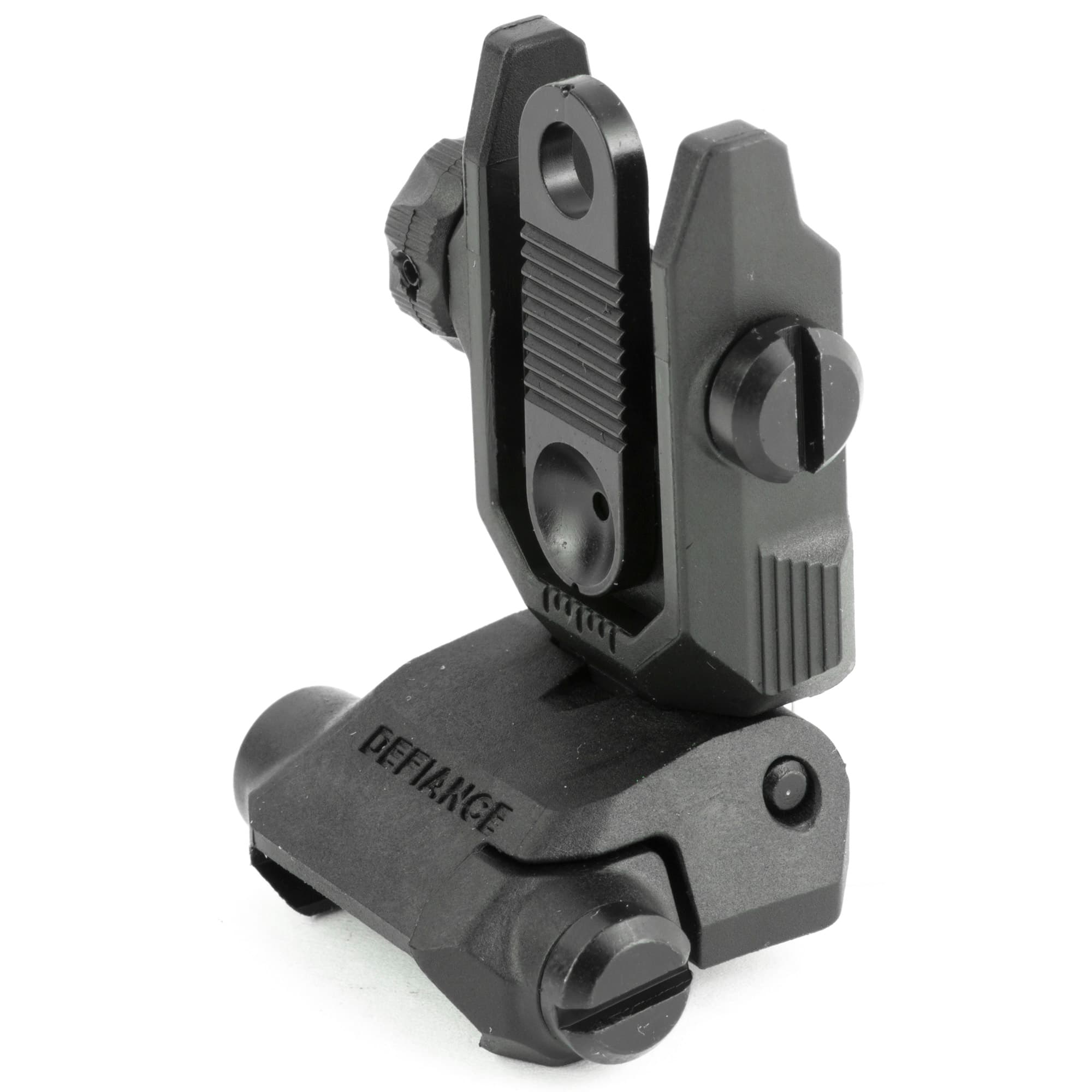 KRISS USA Low Profile Rear Flip Sight DA-PRSBL00 Polymer Black Picatinny