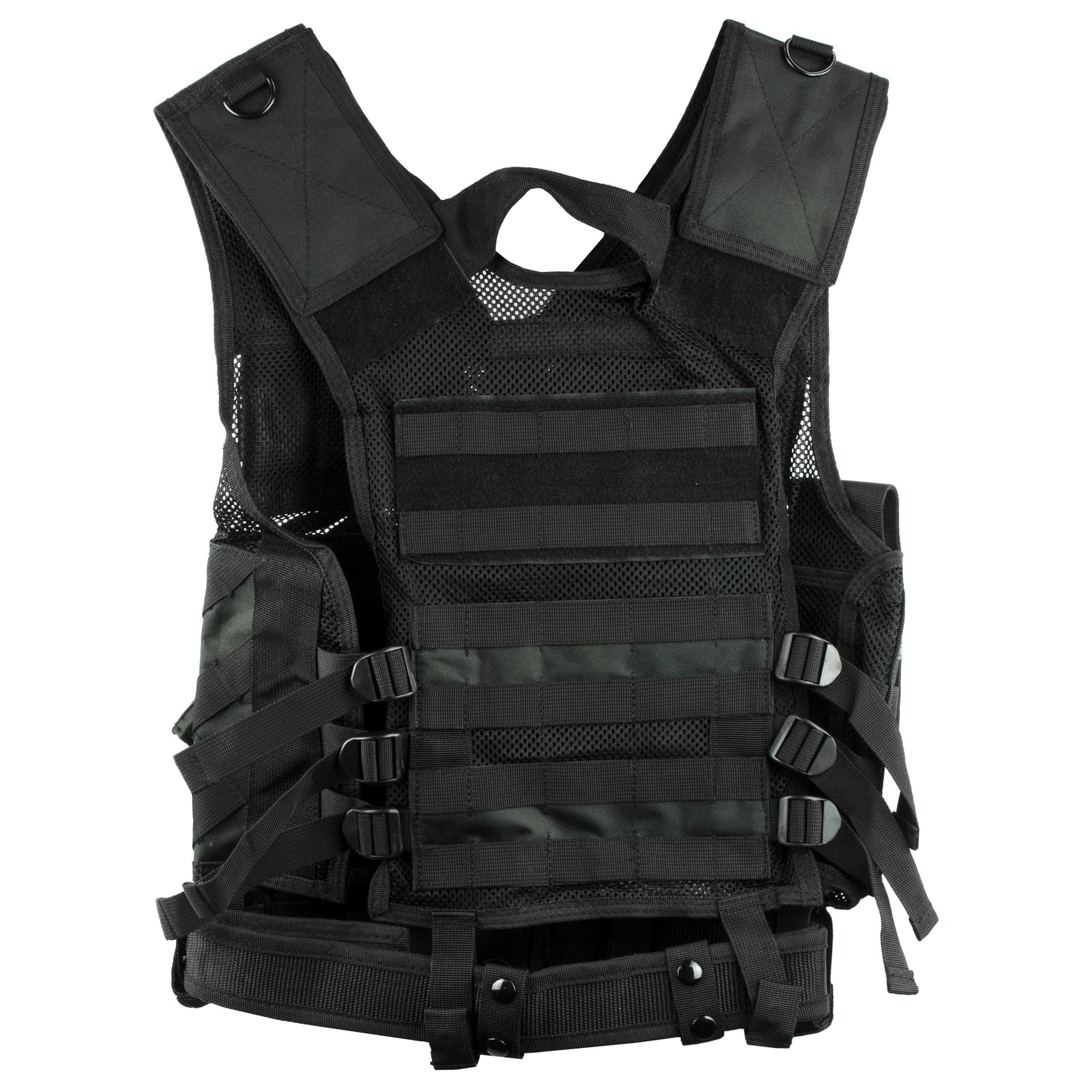 NcSTAR Tactical Vest CTV2916B Med-2XL Black PVC Mesh