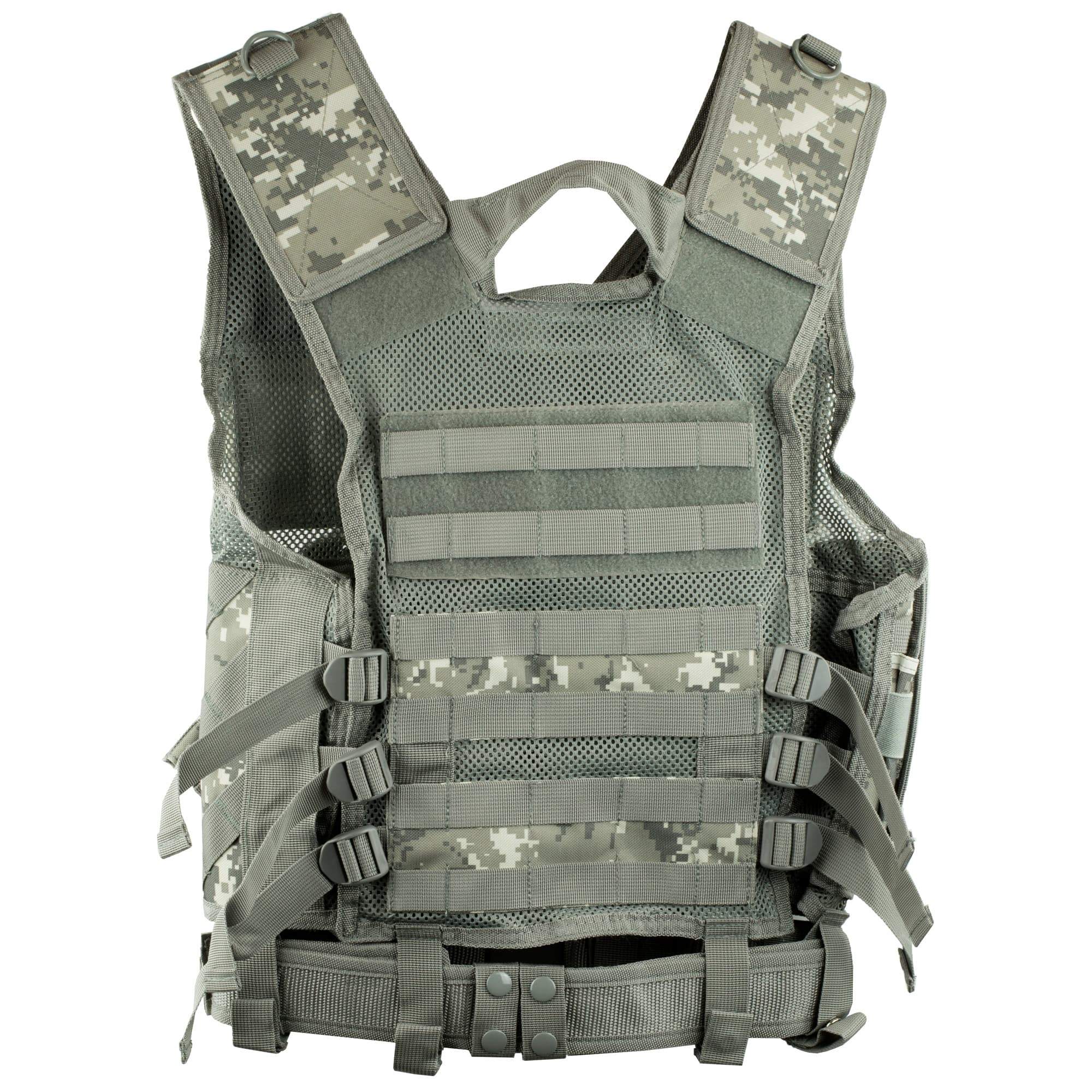 NcSTAR Tactical Vest CTV2916D Digital Camo MED-2XL w/ Pistol Belt