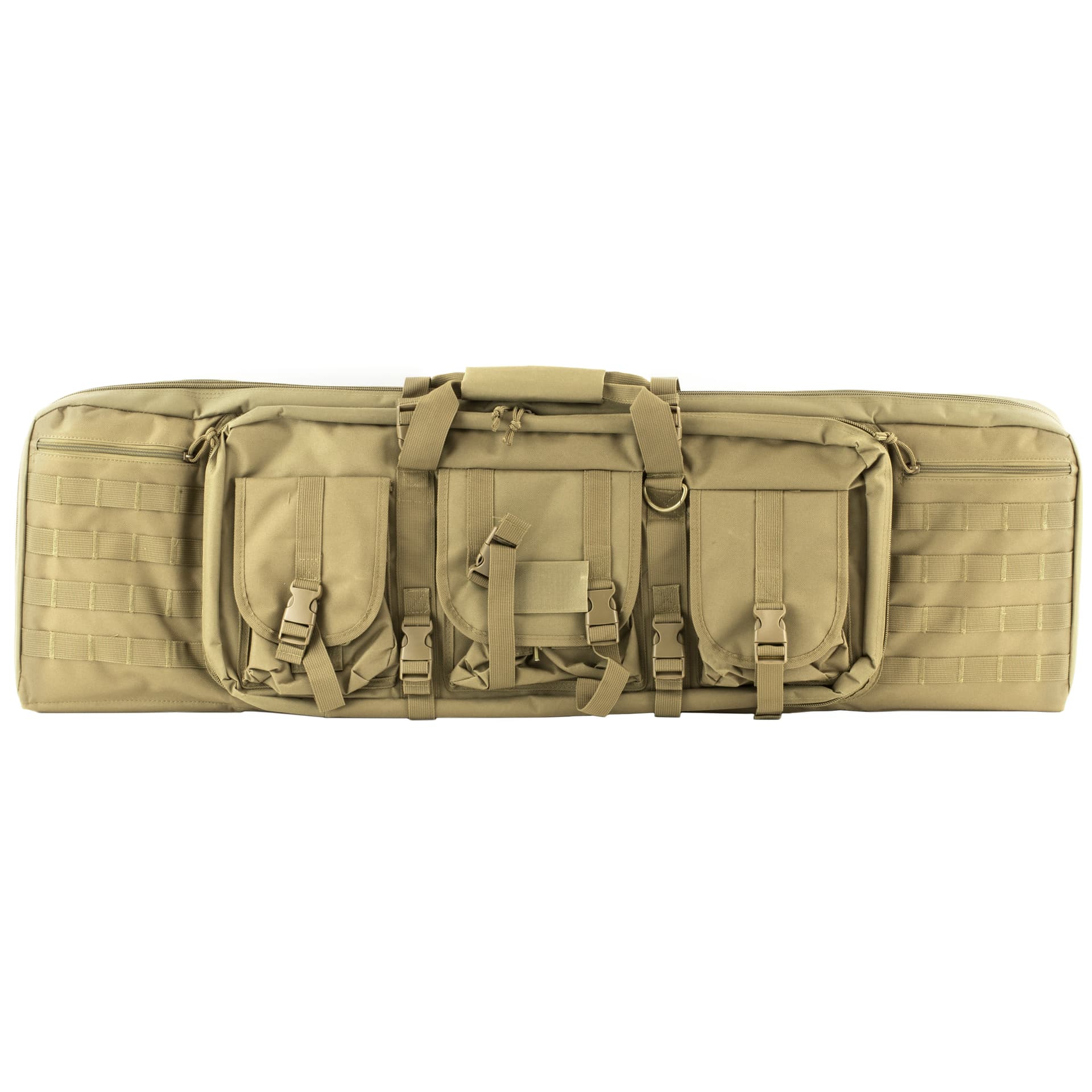 NcSTAR VISM Double Carbine Case CVDC2946T-42 42in Tan PVC Rifle Case
