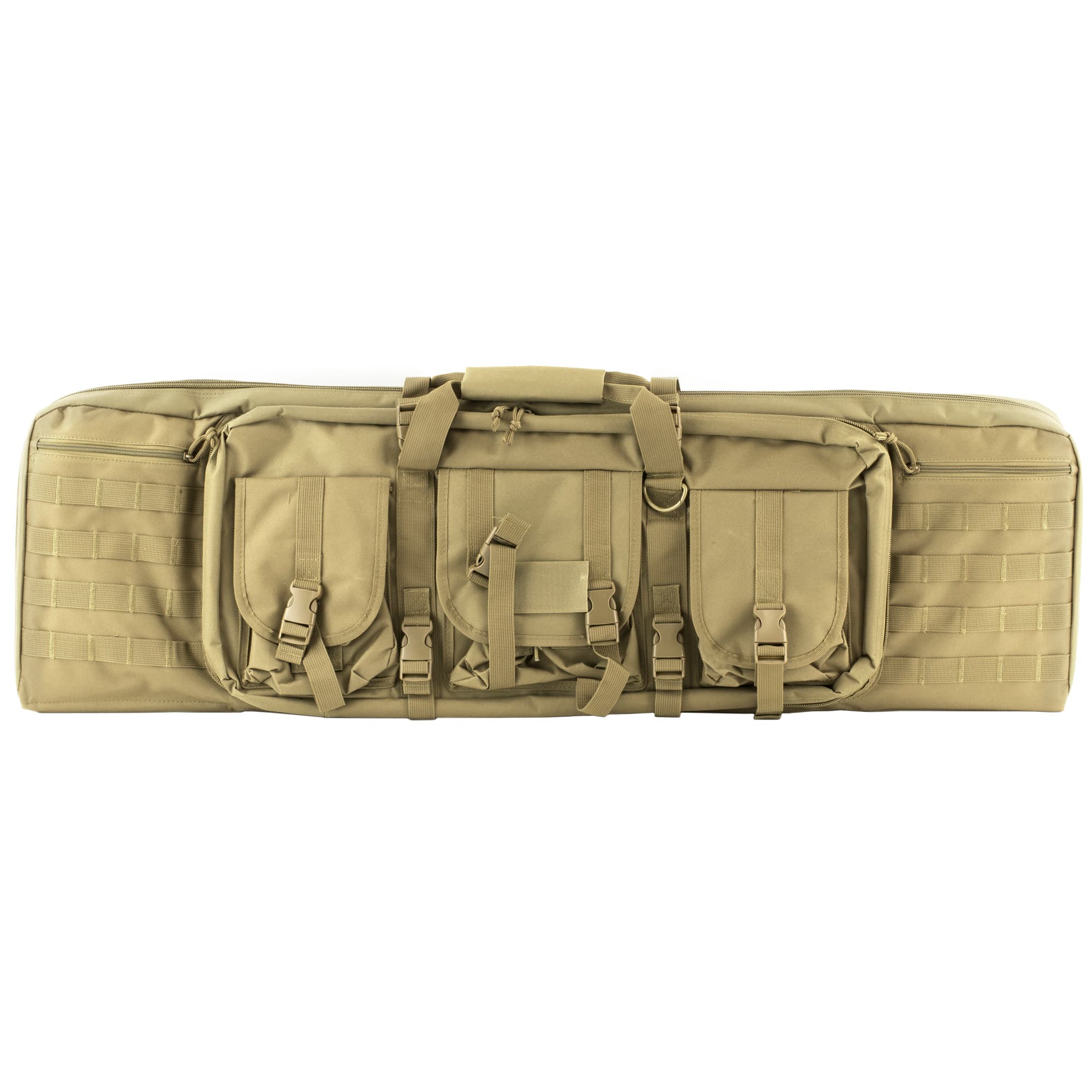NcSTAR VISM Double Carbine Case CVDC2946T-42 42in Tan PVC Rifle Case