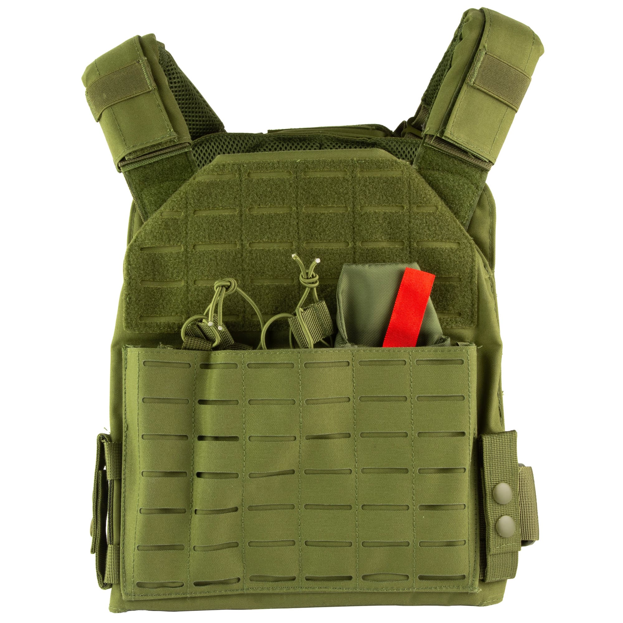 NcSTAR Laser Cut Plate Carrier CVLCPC3050G Medium-2XL Green