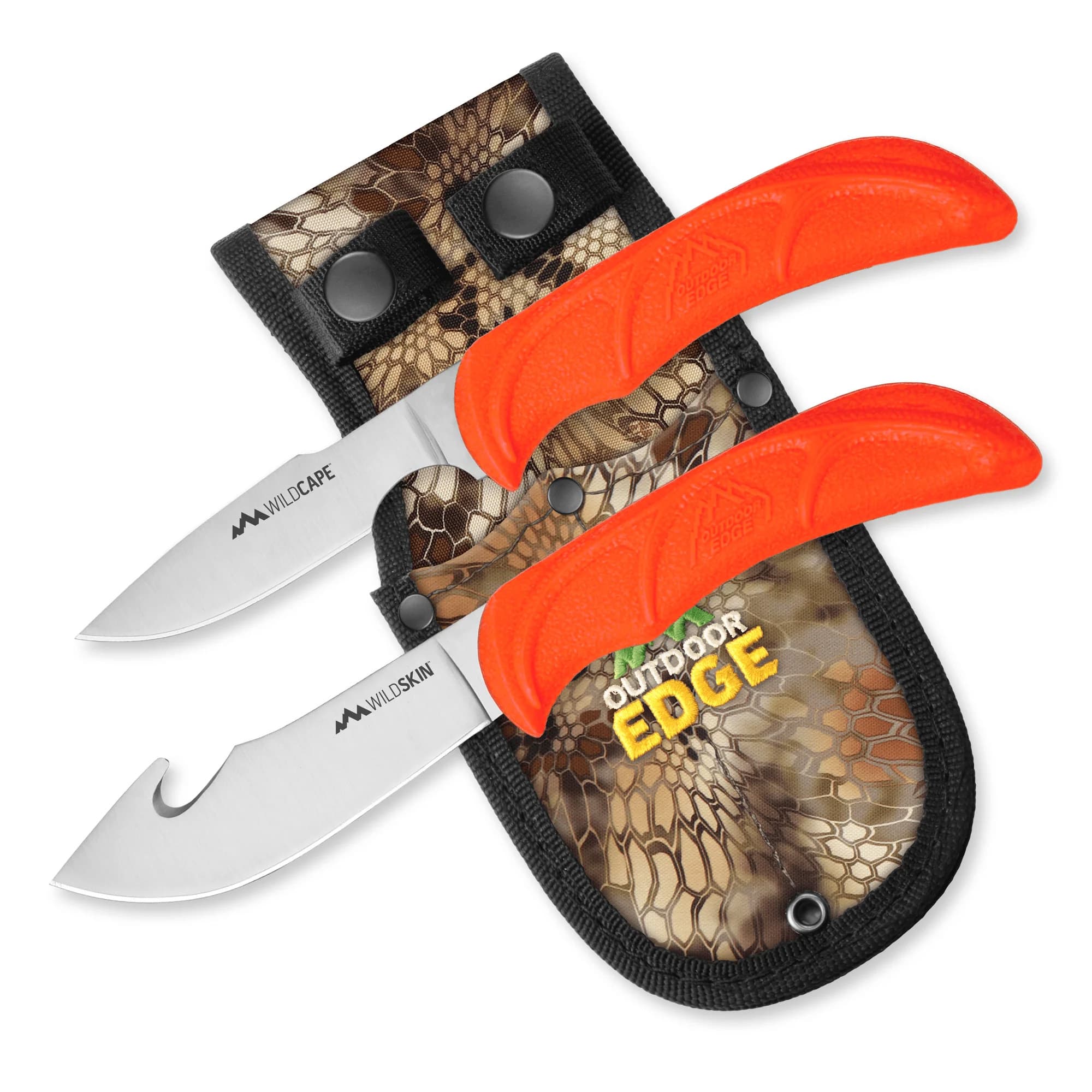 Outdoor Edge WildPair WR-1C Gut Hook Skinner Caper Knife Set