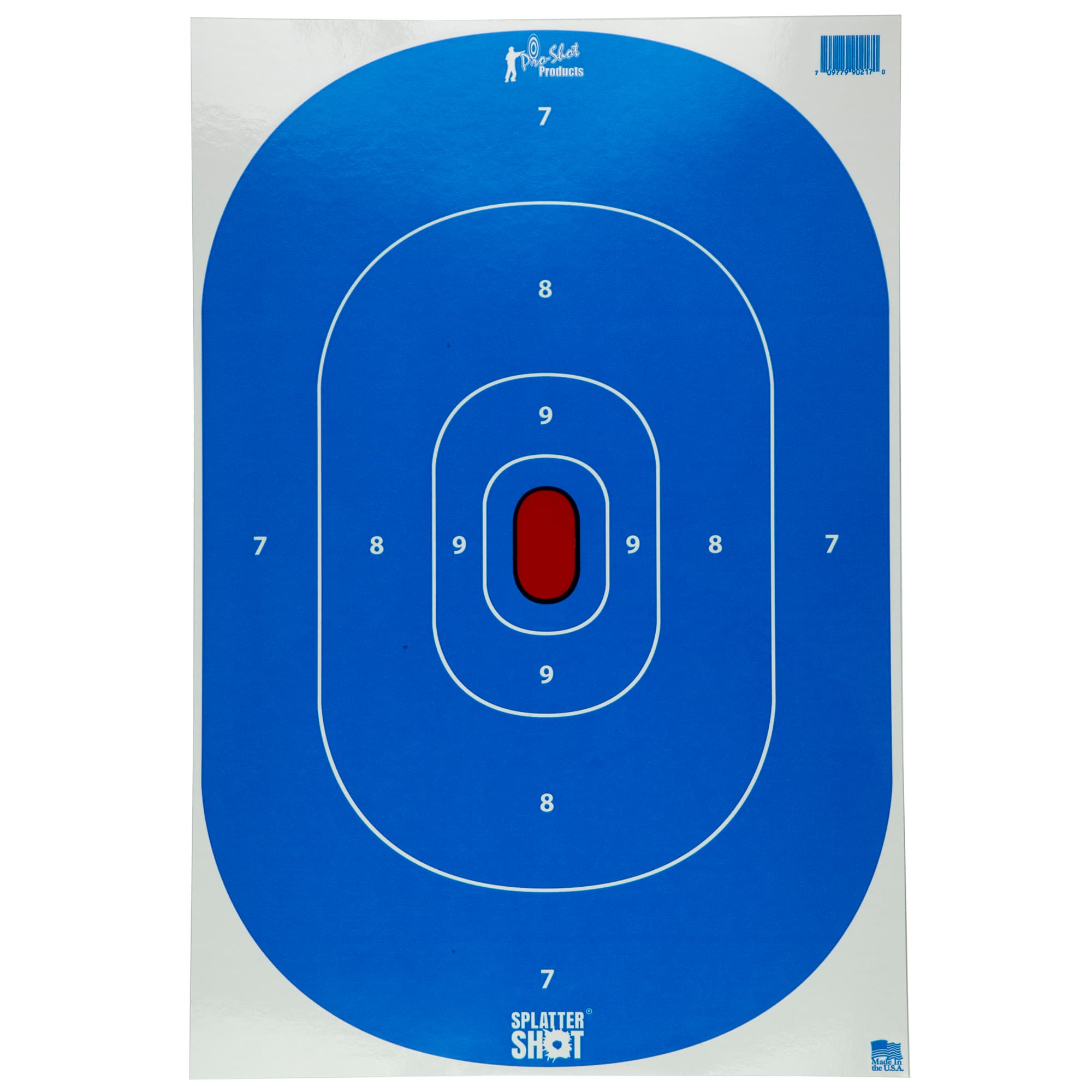 Pro-Shot SplatterShot Silhouette Insert Target SILH-INTP-BLUE-8PK 8 Pack