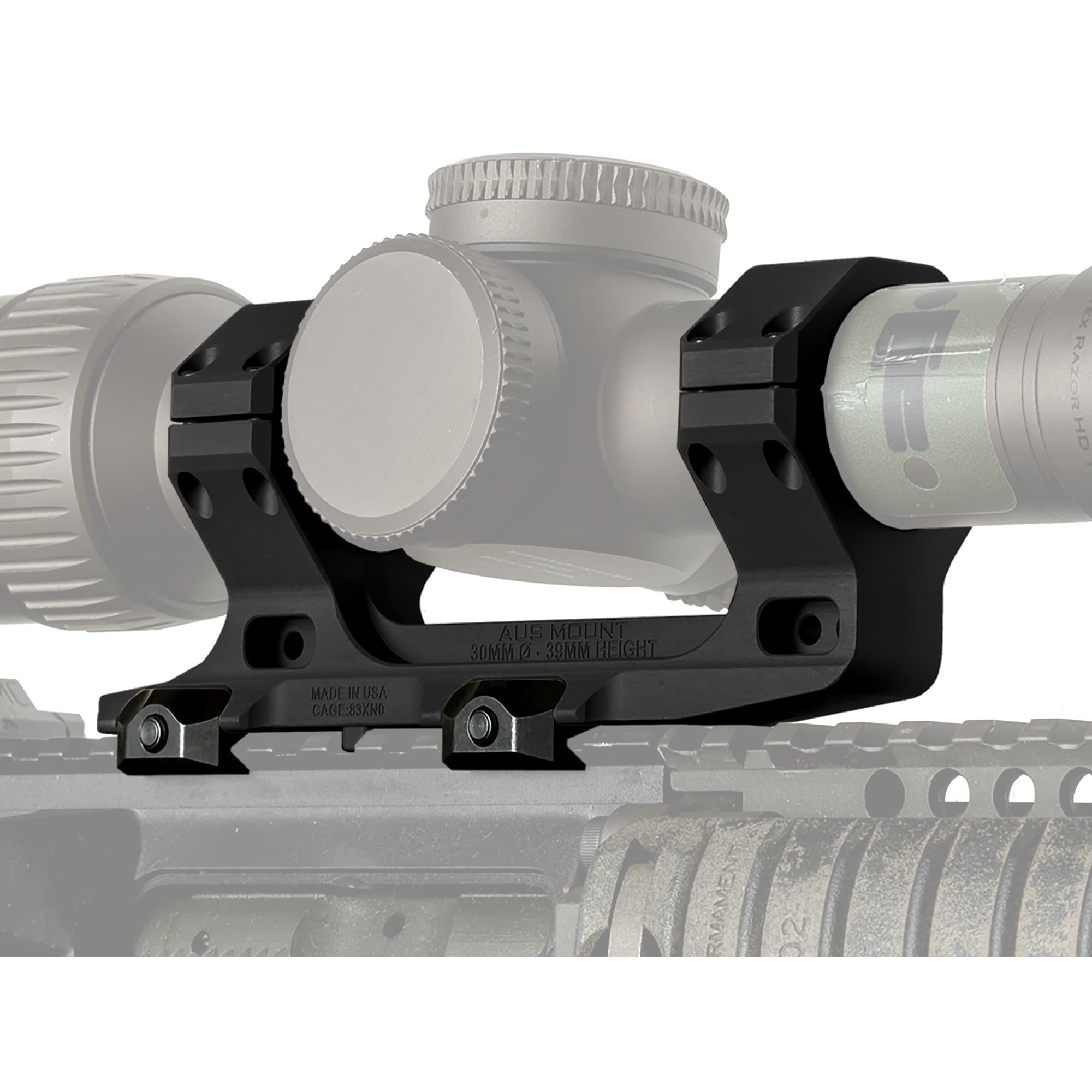 Reptilia AUS 30mm Diameter 1.54 in Height Scope Mount 100-116 Black