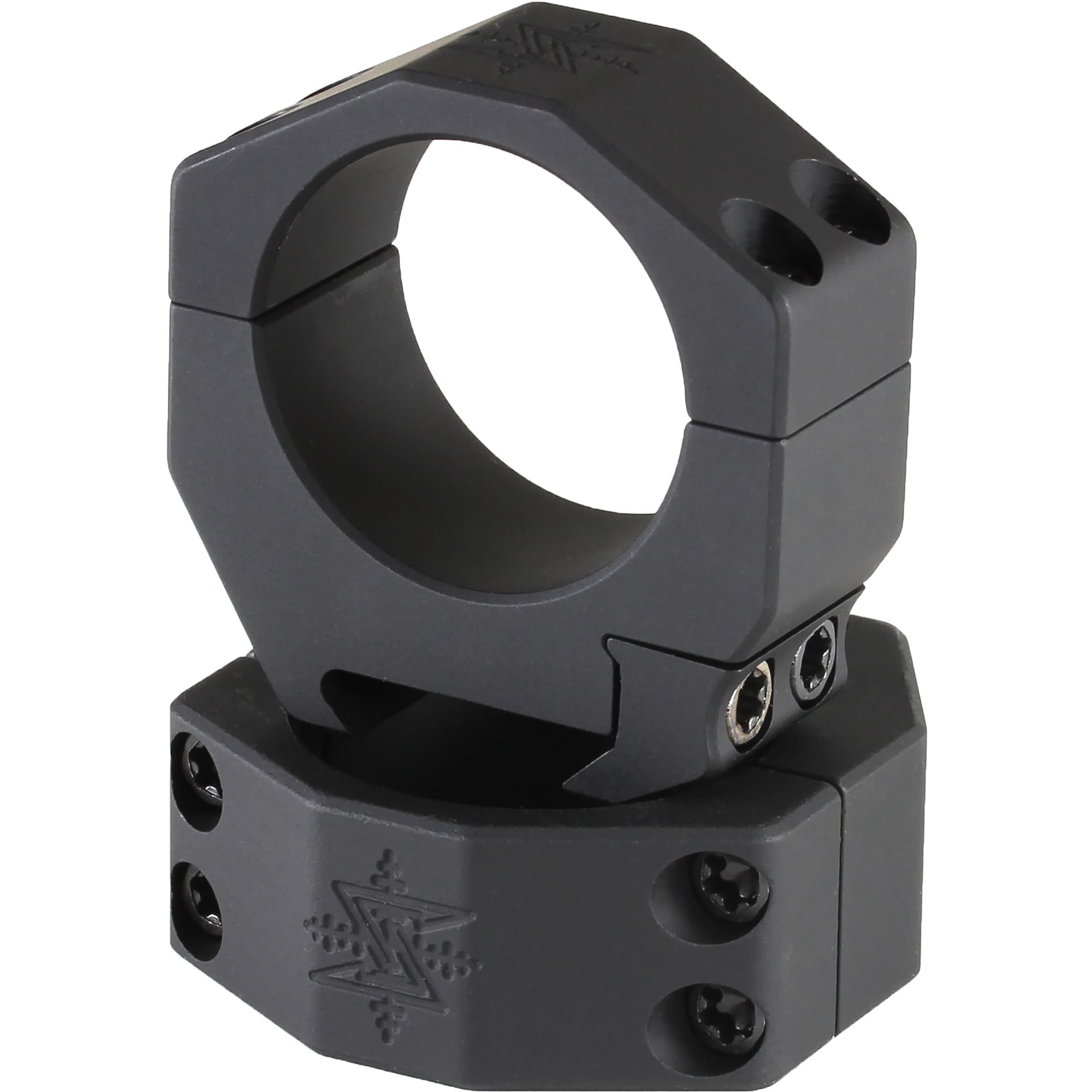 Seekins Precision 34mm Scope Rings 0010630006 1.00in High 4-Screw Cap Aluminum
