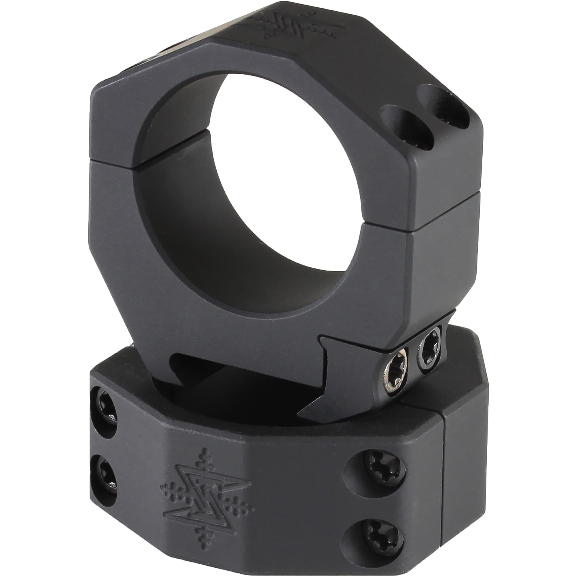 Seekins Precision 34mm Scope Rings 0010630006 1.00in High 4-Screw Cap Aluminum