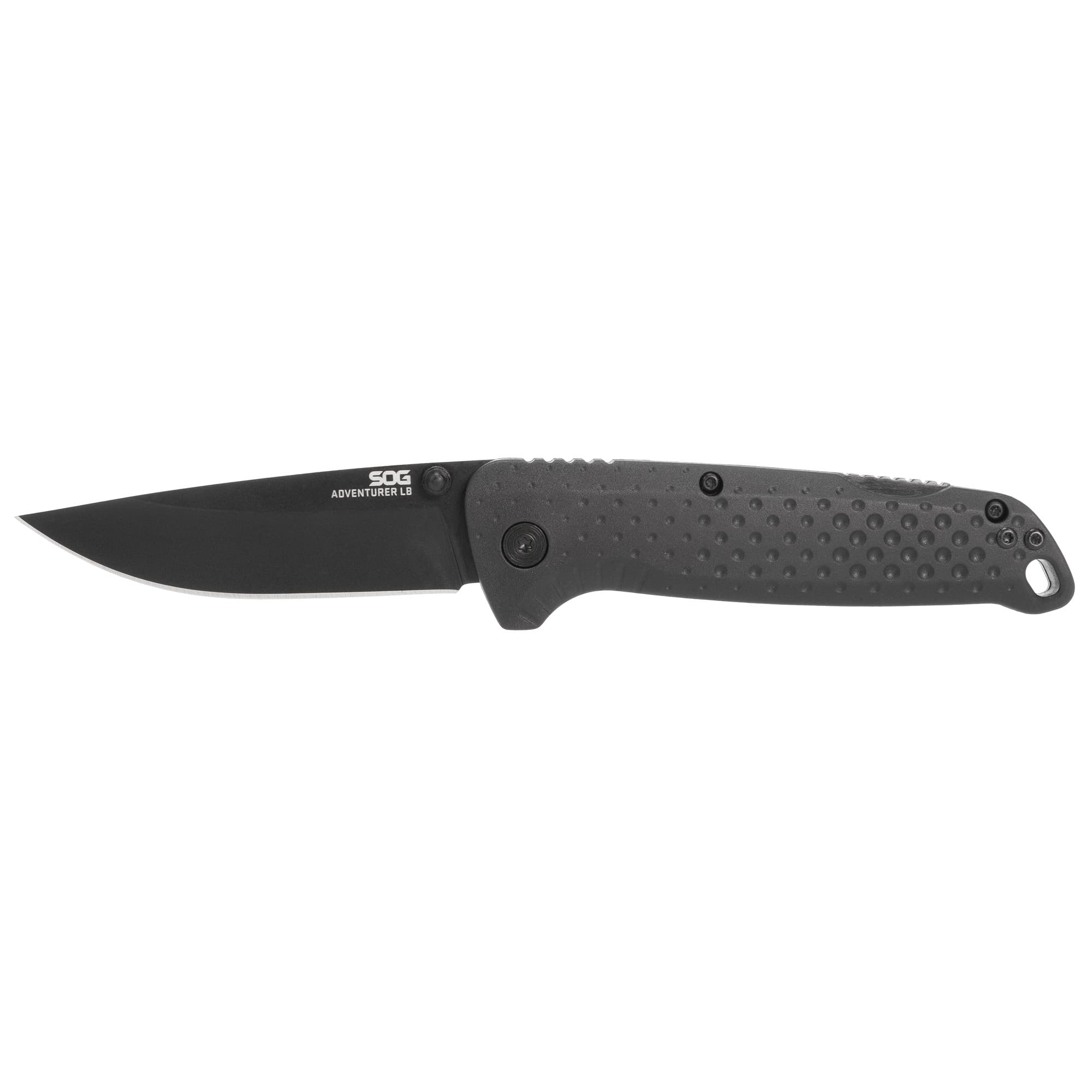 SOG Adventurer LB Blackout Folding Knife SOG-13-11-01-43 3in Blade