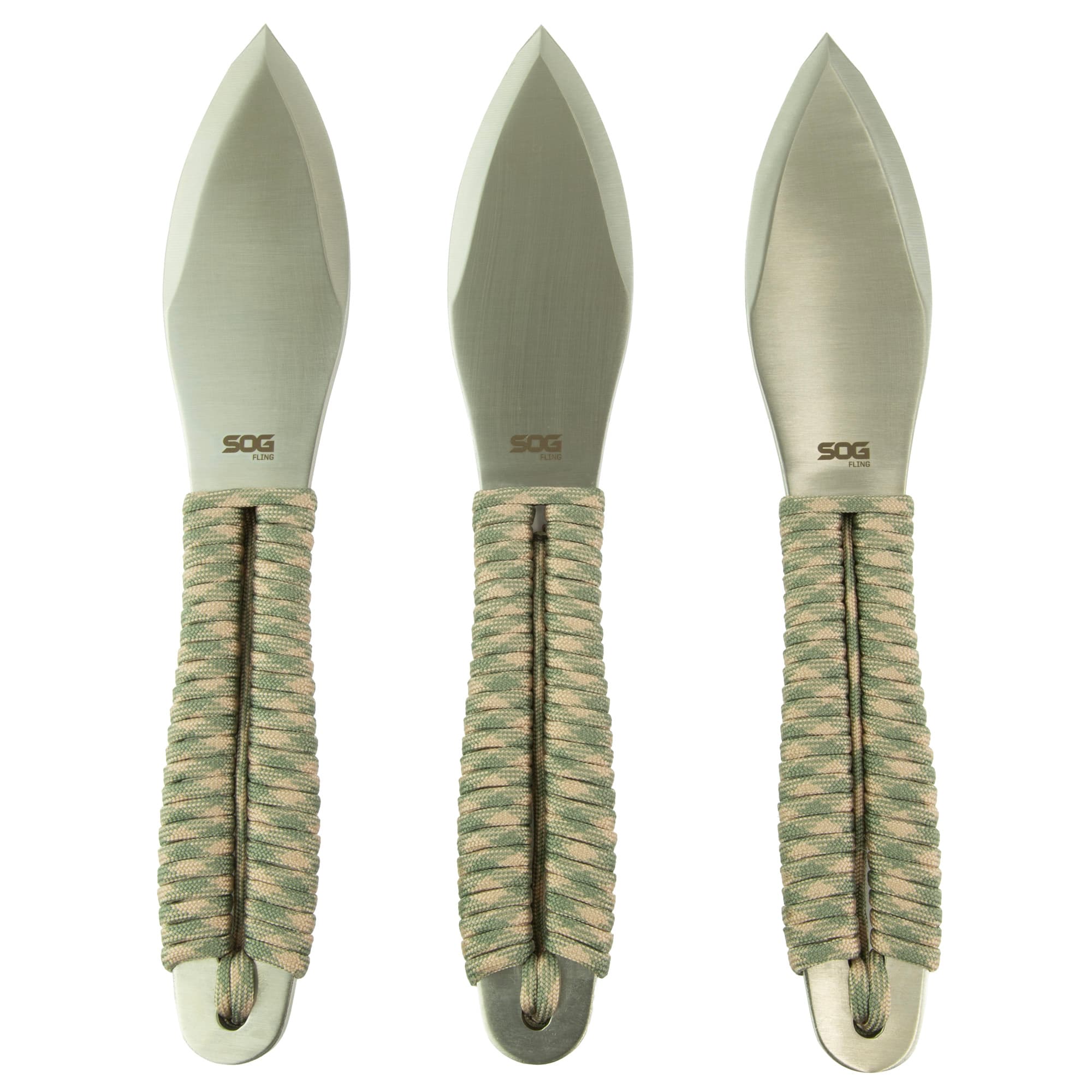 SOG Fling Throwing Knives FX41N-CP 3 Piece Set with Sheath SOG-FX41N-CP