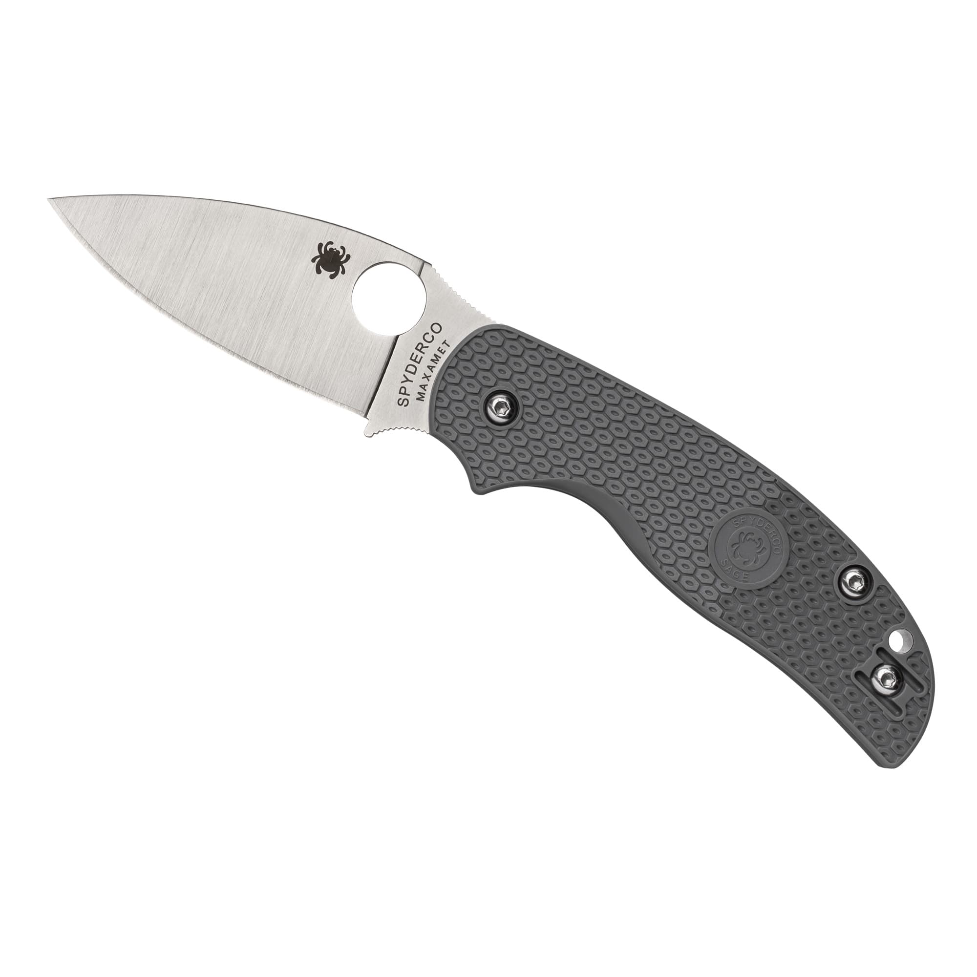 Spyderco Sage 5 Lightweight Folding Knife C123PGY Maxamet Steel Blade