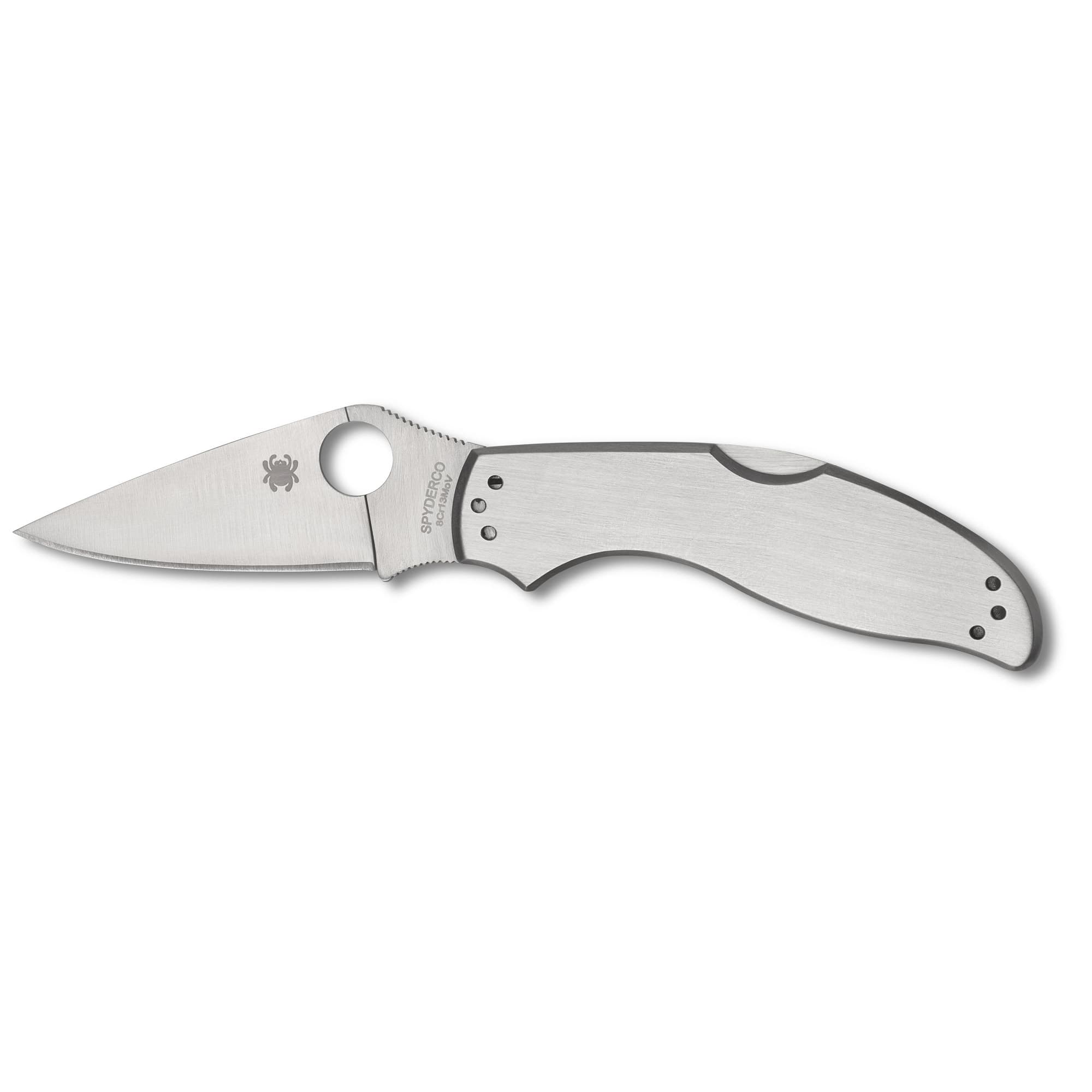 Spyderco UpTern Folding Pocket Knife C261P 8Cr13MoV Stainless Steel Blade