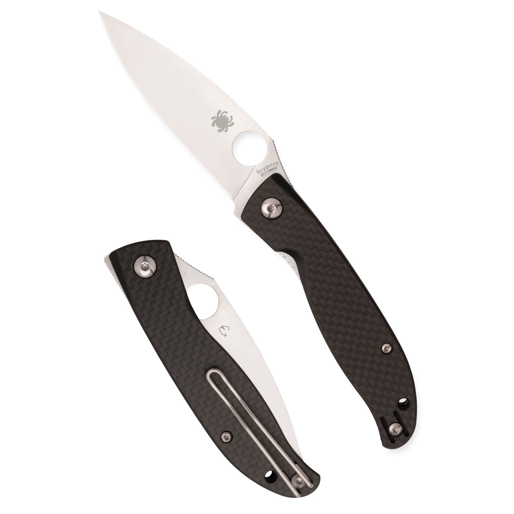 Spyderco Mantra 4 Carbon Fiber Folding Knife C274CFP 3.34in Blade