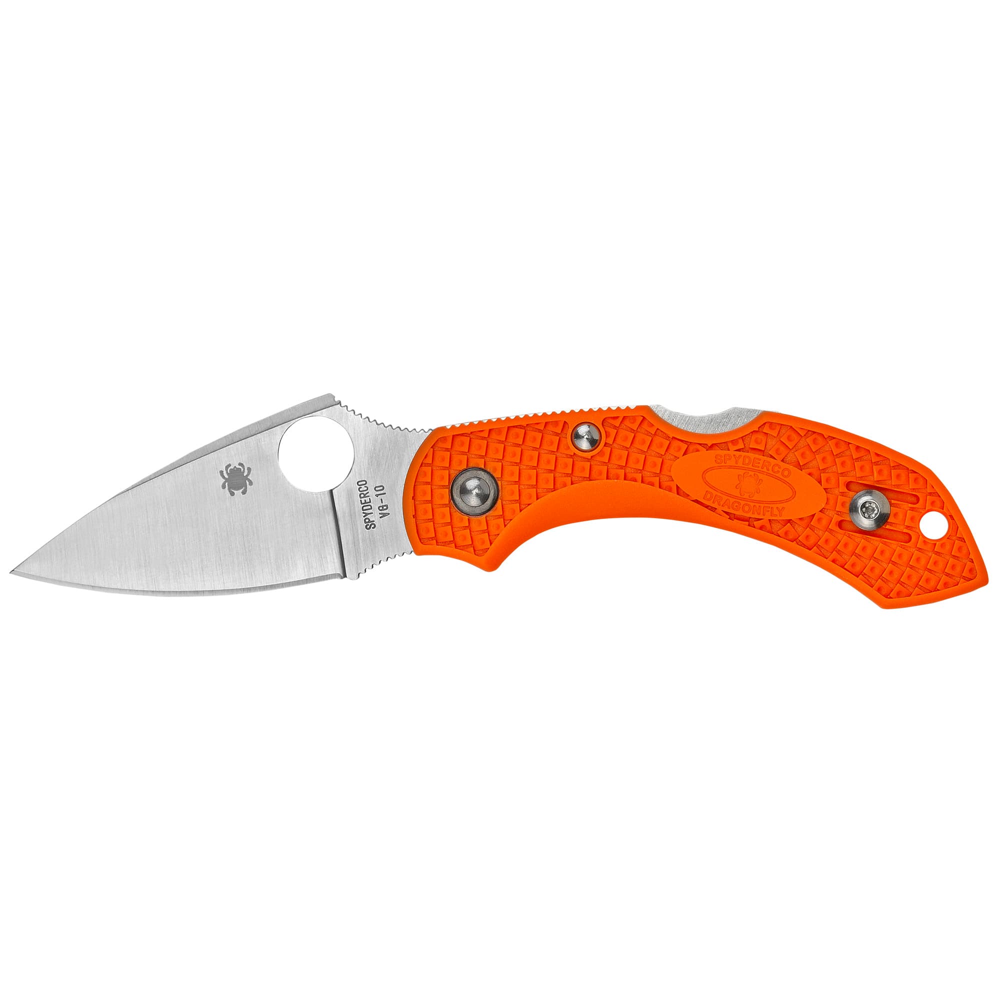 Spyderco Dragonfly 2 Lightweight C28POR2 Orange FRN VG-10 Plain Edge