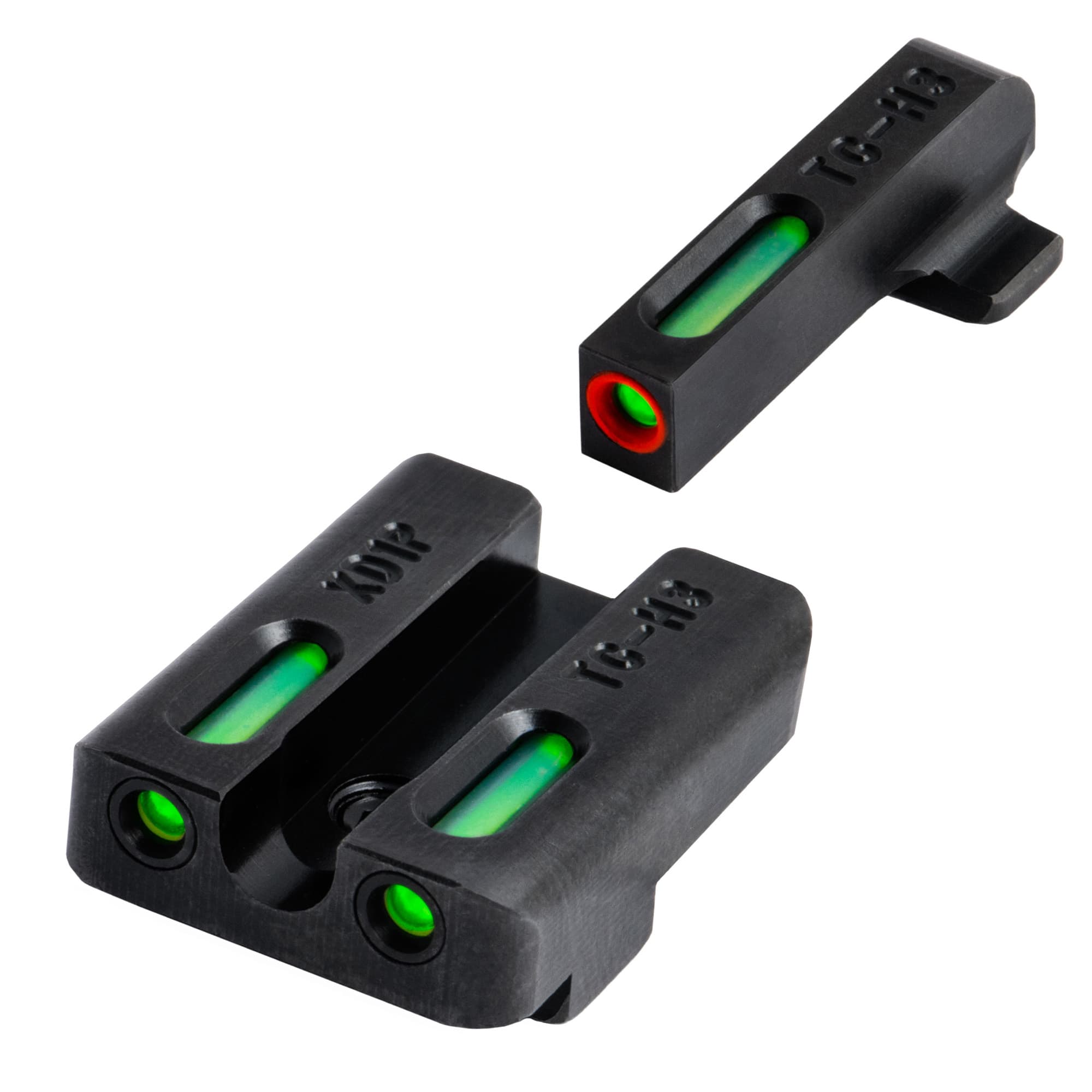 TRUGLO TFX Pro Tritium Fiber-Optic Sight Set TG13XD2PC Springfield Hellcat