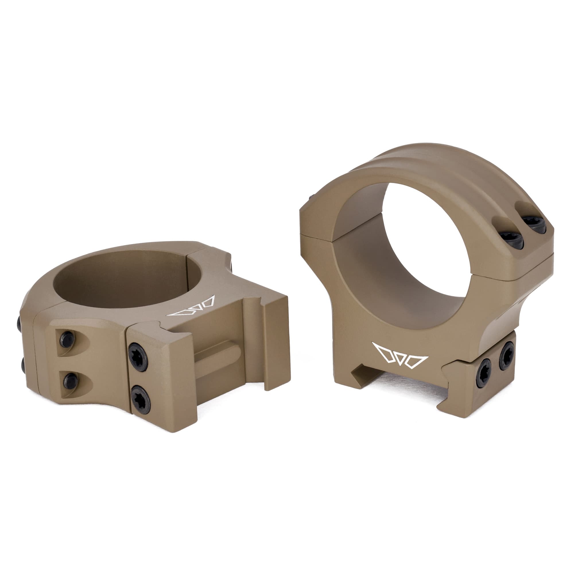 Warne HyperLite 30mm High Scope Rings 8515DE Dark Earth Cerakote Finish