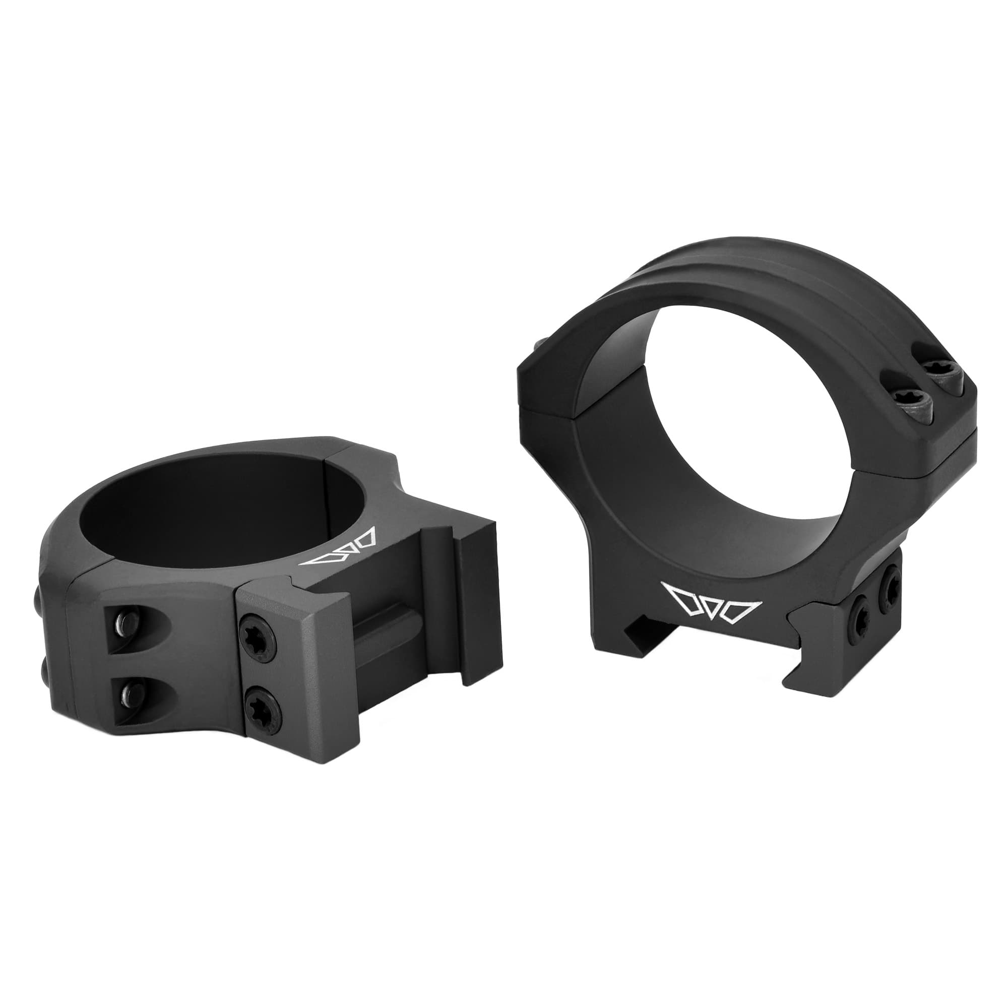 Warne HyperLite 34mm Low Matte Scope Rings 8520M MagnaFusion Alloy Lightweight