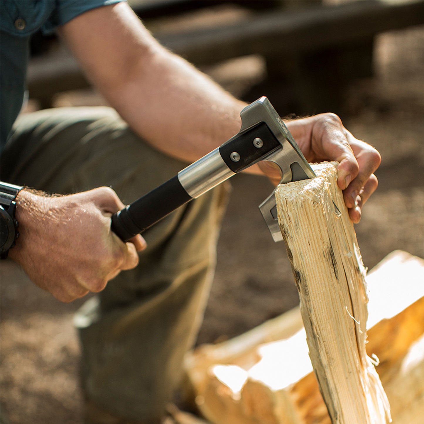 SOG Compact Camp Axe w/ Blade Cover