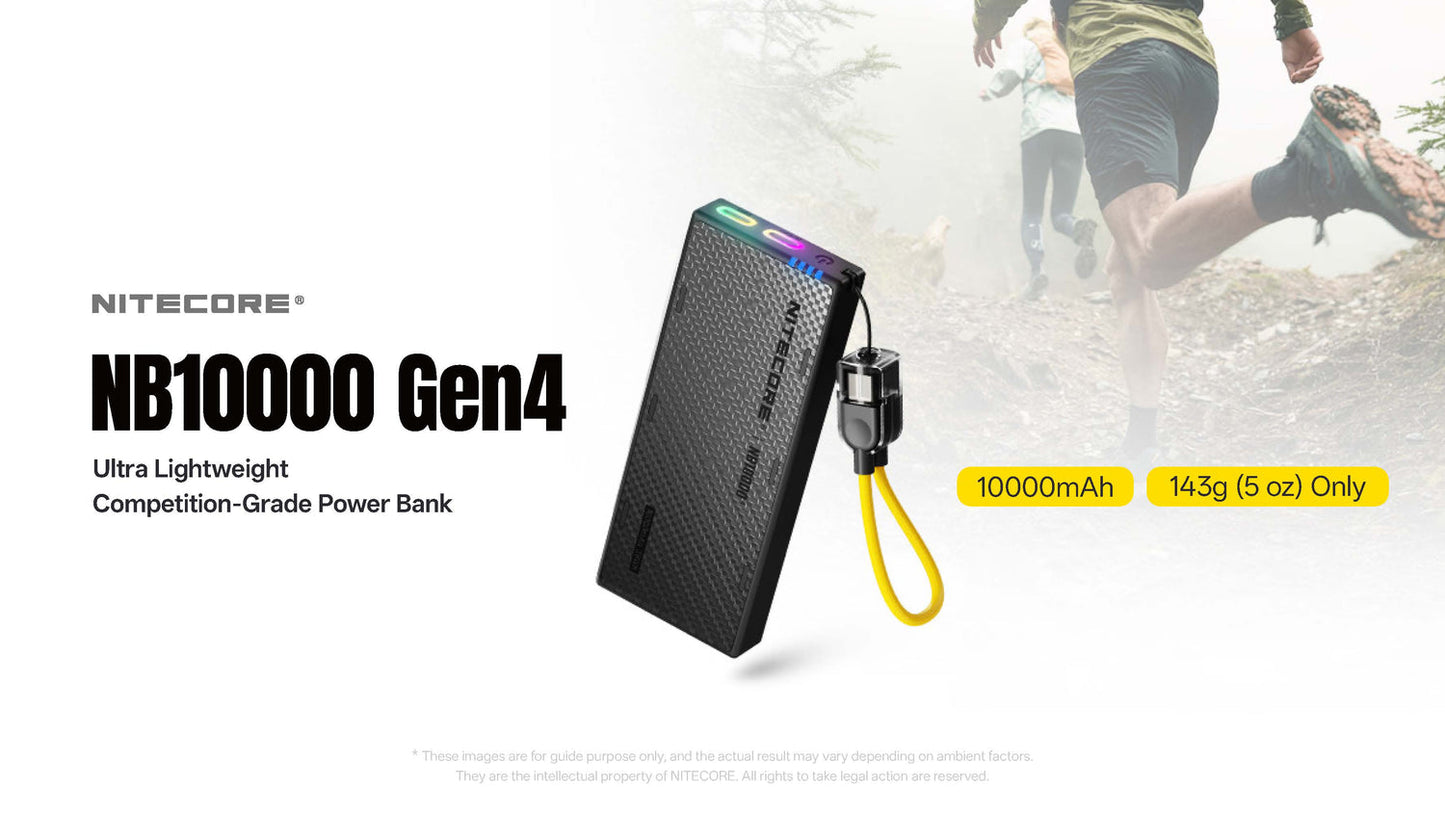 Nitecore NB10000 Gen4 USB-C Ultralight 10000mAh Power Bank